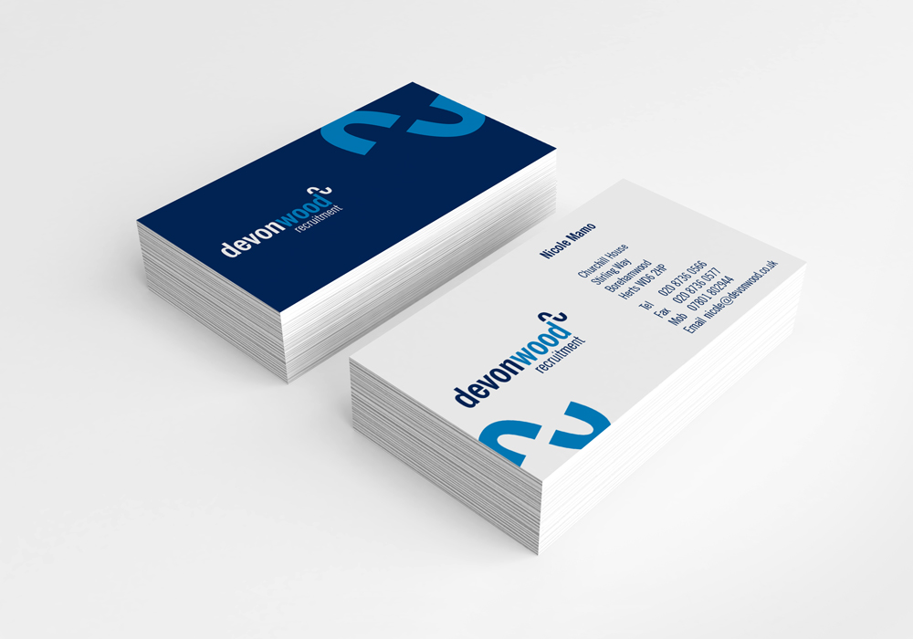 Devonwood Recruitment business card