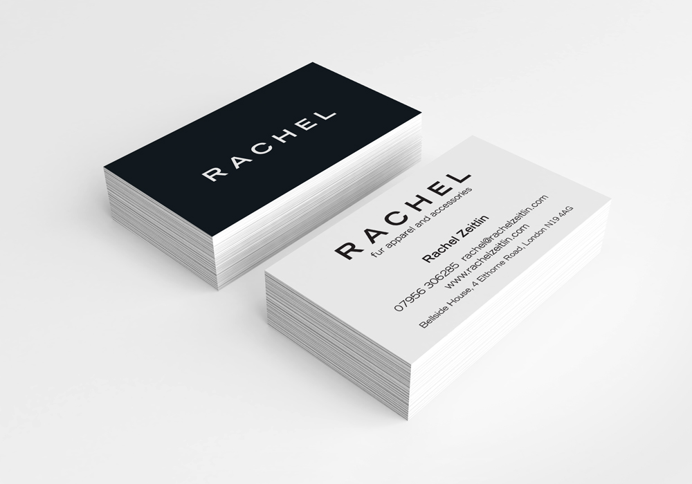 Rachel business card